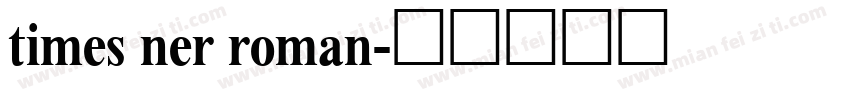 times ner roman字体转换